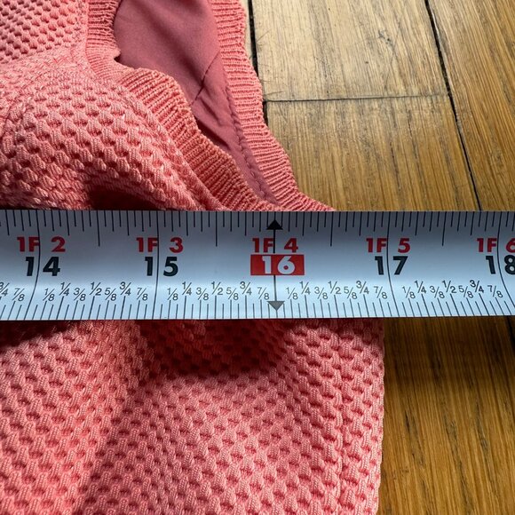 Rebecca Taylor Size 8 Women's Sleeveless Textured Pink Fit & Flare Dress - Picture 9 of 11